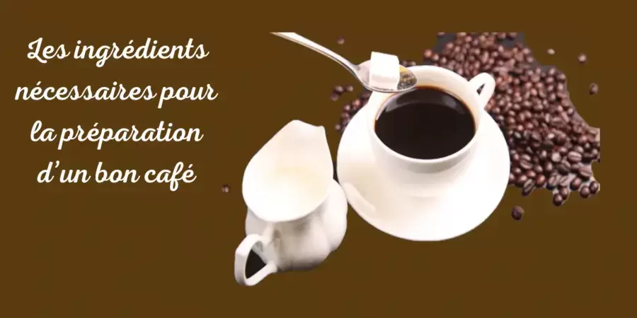 image d'une tasse à café avec du sucre